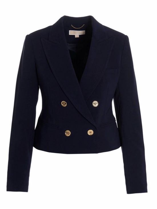 Michael Kors Jackets & Blazers - Michael Kors Tailored Double-Breasted Navy Women's Blazer